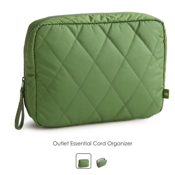 Vera Bradley Essential Lg Backpack & Accessories (Pearlized Cedar Green) - Picture 5 of 8